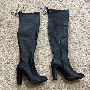 Faux leather Over the knee boots